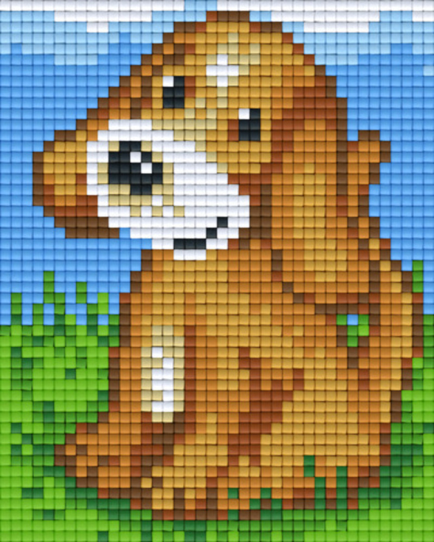Puppy One [1] Baseplate PixelHobby Mini-mosaic Art Kits image 0